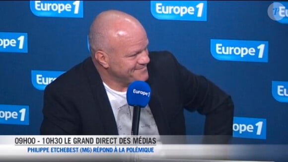 Philippe Etchebest répond au micro du Grand direct des médias sur Europe 1, le mercredi 30 octobre 2013.