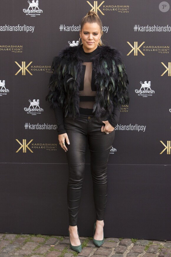 Khloe Kardashian à Londres. Le 15 novembre 2013.