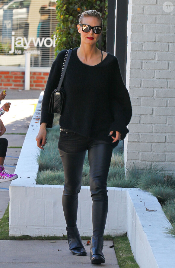 Heidi Klum à West Hollywood, le 1er decembre 2013.