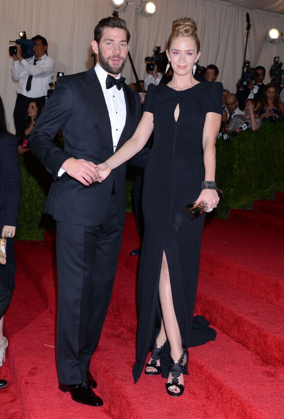 John Krasinski et Emily Blunt lors du MET Gala à New York. Le 6 mai 2013.