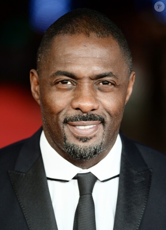 Idris Elba, lors de la projection "royale" du film Mandela - Un long chemin vers la liberté, le 5 décembre 2013 à Londres, à l'Odeon de Leicester Square.