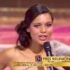 Miss Réunion se présente lors de l'élection Miss France 2014 sur TF1, en direct de Dijon, le samedi 7 décembre 2013