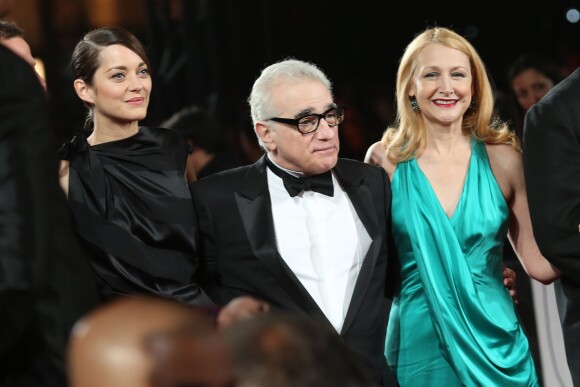 Marion Cotillard, Martin Scorsese et Patricia Clarkson lors de la cérémonie de clôture du 13e Festival International du Film de Marrakech le 7 décembre 2013
