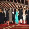 Le jury et Melita Toscan du Plantier lors de la cérémonie de clôture du 13e Festival International du Film de Marrakech le 7 décembre 2013