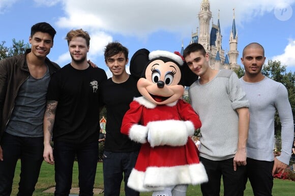 The Wanted lors de l'enregistrement du show Disney Parks Christmas Day Parade en Floride, novembre 2013.