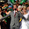 Neil Patrick Harris lors de l'enregistrement du show Disney Parks Christmas Day Parade en Floride, novembre 2013.