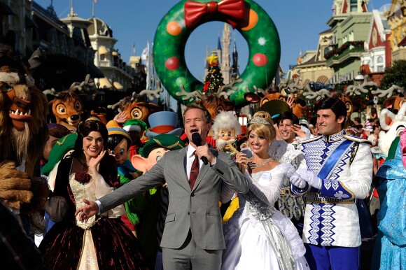 Neil Patrick Harris lors de l'enregistrement du show Disney Parks Christmas Day Parade en Floride, novembre 2013.