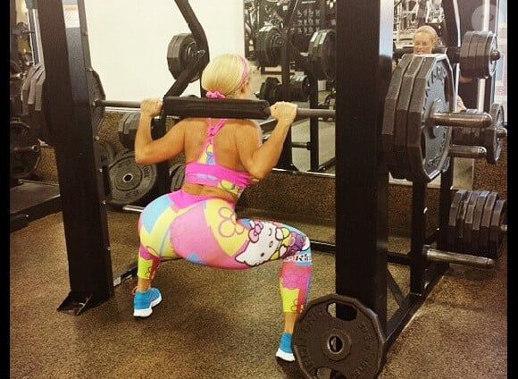 Coco Austin à la salle de gym - novembre 2013.