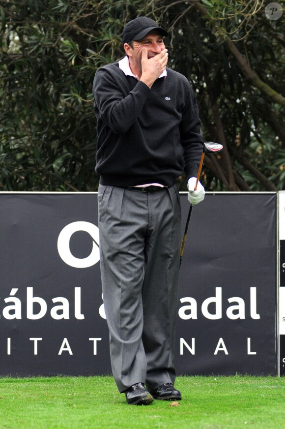 José Maria Olazabal lors du tournoi de golf Nadal & Olazabal Invitational à Majorque, le 30 novembre 2013