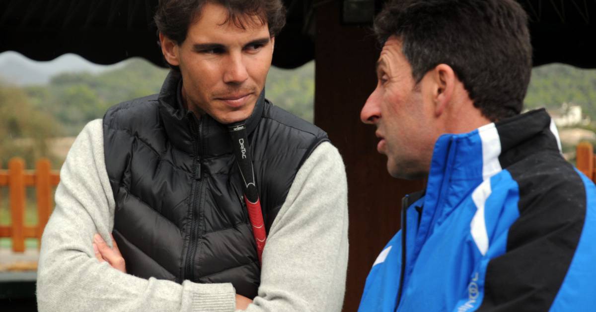 Rafael Nadal lors du tournoi de golf Nadal & Olazabal ...