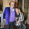 Jean-Michel Ribes et sa femme Sydney lors de la cérémonie de remise des insignes de Commandeur des Arts et des Lettres à Jean-Michel Ribes au ministère de la Culture et de la Commmunication à Paris. Le 10 décembre 2013.