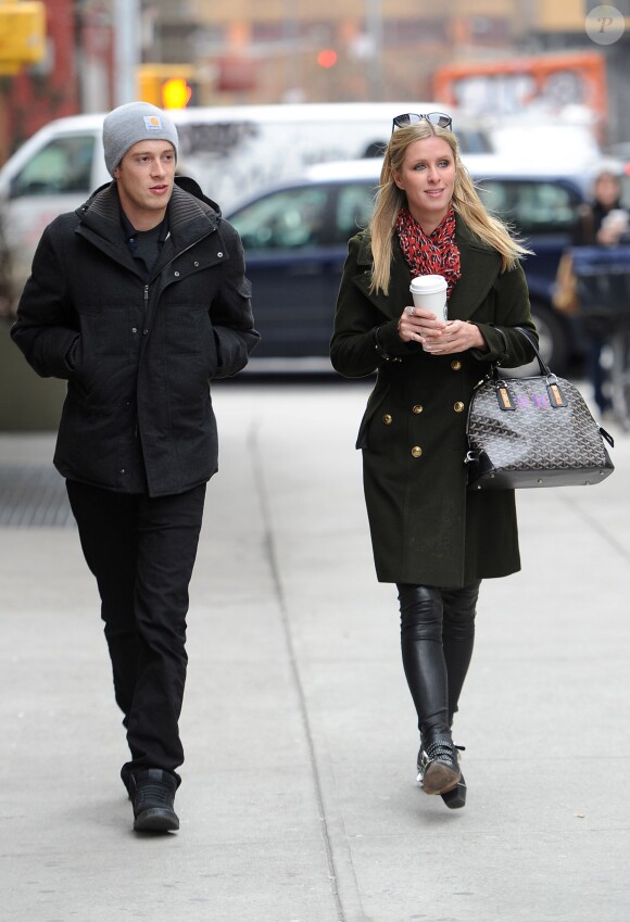 Nicky Hilton et son frère Barron Hilton à New York, le 21 mars 2013.