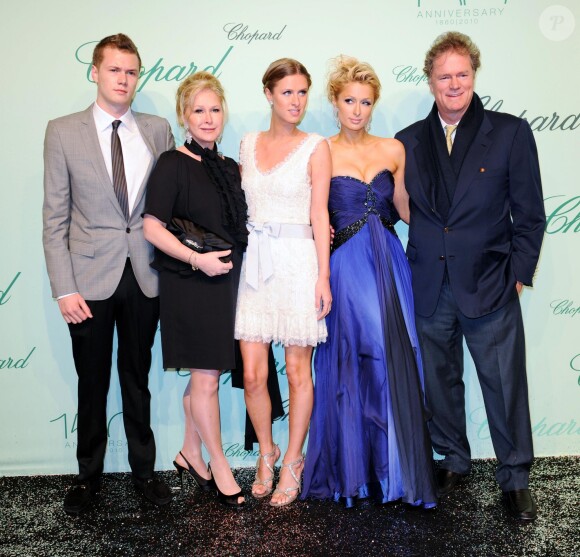 La famille Hilton à Cannes, le 17 mai 2010.