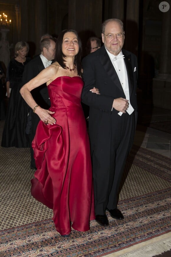 James Rothman et sa femme Joy Hirsch au dîner offert au palais royal à Stockholm en l'honneur des lauréats des prix Nobel, le 11 décembre 2013 à Stockholm