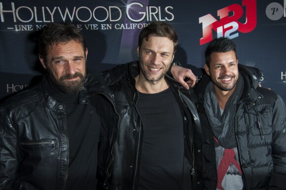 Renaud Roussel, David Golis et Nicolas Suret - Soirée Hollywood Girls 3. Au club Le Madam à Paris. Le 12 décembre 2013.