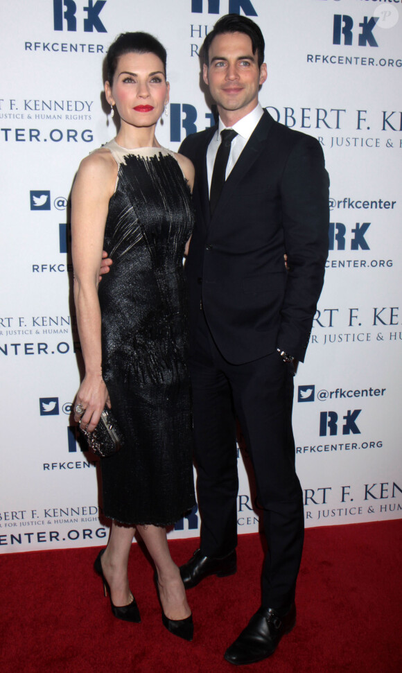 Julianna Margulies et son mari Keith Lieberthal au gala des Ripple of Hope Awards à New York le 11 décembre 2013
