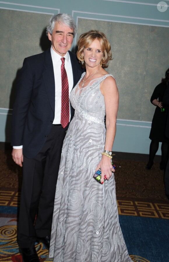 Sam Waterston et Kerry Kennedy au gala des Ripple of Hope Awards à New York le 11 décembre 2013
