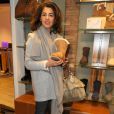 Sarah Doraghi lors de la soirée d'ouverture de la boutique UGG à Paris, le 12 décembre 2013.