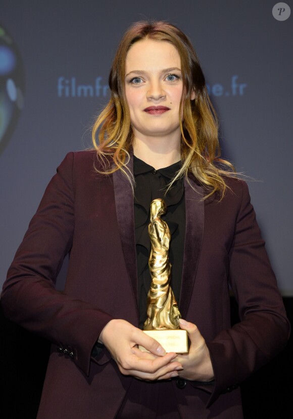 Sara Forestier - Valois de la meilleure actrice pour "Suzanne" au Festival du Film Francophone d'Angoulême, le 27 août 2013.