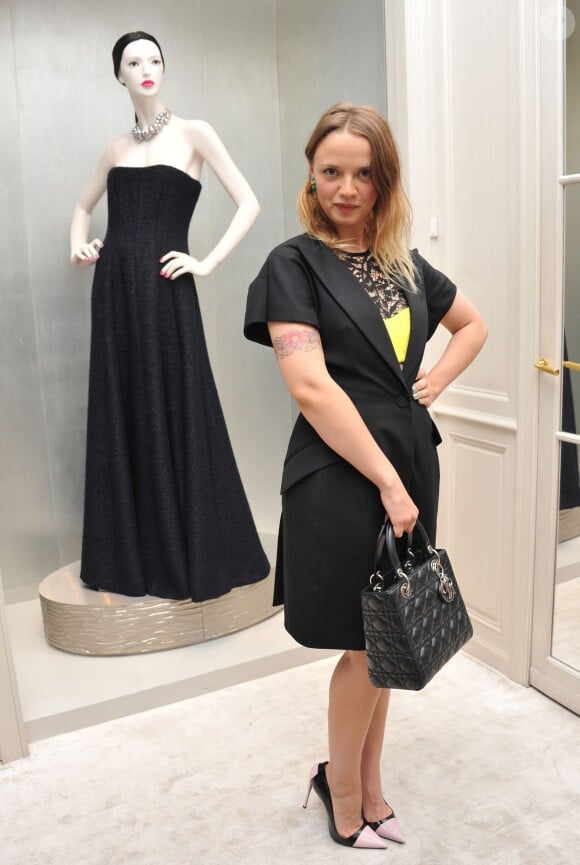 Sara Forestier chez Dior à Paris, le 13 septembre 2013.