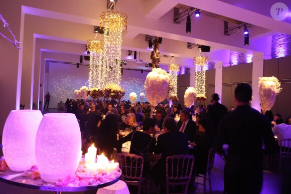 Exclusif - Le dîner de la 18eme édition de la vente aux enchères des Sapins de Noël des créateurs a l'hôtel Salomon de Rothschild à Paris, le 9 décembre 2013.