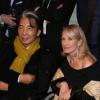 Exclusif - Kenzo Takada et Ruth Obadia -à la 18eme édition de la vente aux enchères des Sapins de Noël des créateurs a l'hôtel Salomon de Rothschild à Paris, le 9 décembre 2013.