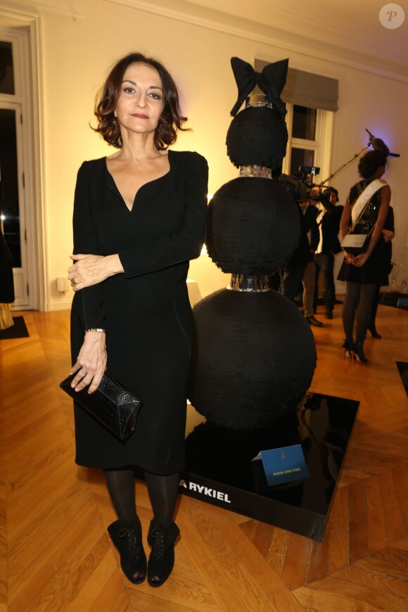 Exclusif - Nathalie Rykiel à la 18eme édition de la vente aux enchères des Sapins de Noël des créateurs a l'hôtel Salomon de Rothschild à Paris, le 9 décembre 2013.