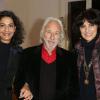 Exclusif - Pierre Richard et sa femme avec Inès de la Fressange à la 18eme édition de la vente aux enchères des Sapins de Noël des créateurs a l'hôtel Salomon de Rothschild à Paris, le 9 décembre 2013.