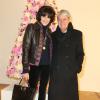 Exclusif - Inès de la Fressange et Yves Carcelle à la 18eme édition de la vente aux enchères des Sapins de Noël des créateurs a l'hôtel Salomon de Rothschild à Paris, le 9 décembre 2013.