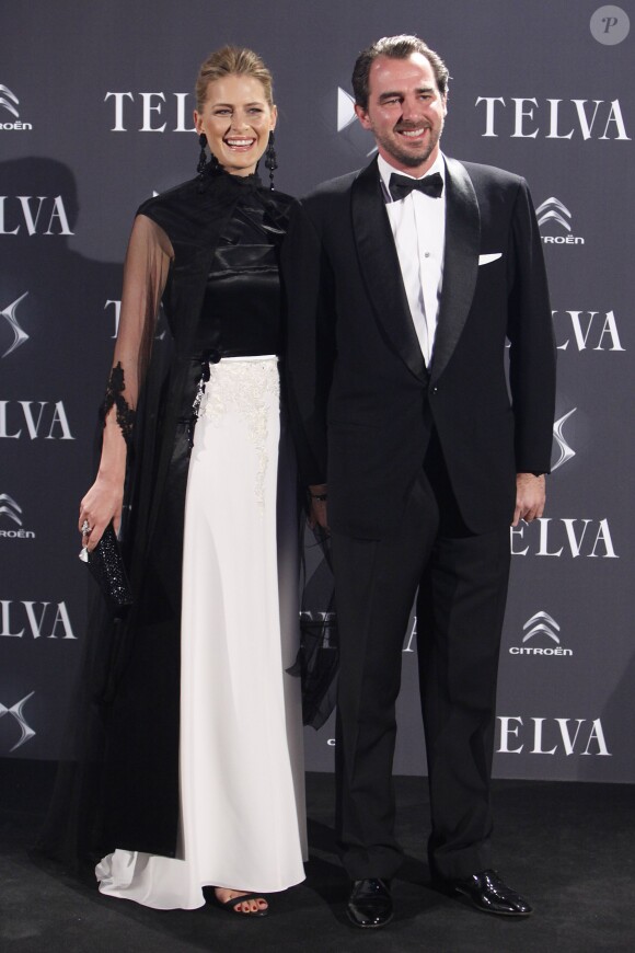 Le prince Nikolaos de Grèce et la princesse Tatiana aux Telva Magazine Fashion Awards 2013 à Madrid le 2 décembre 2013