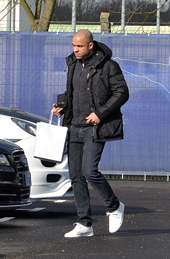 Alex lors de son arrivée au Camp des Loges à Saint-Germain-en-Laye le 15 février 2013