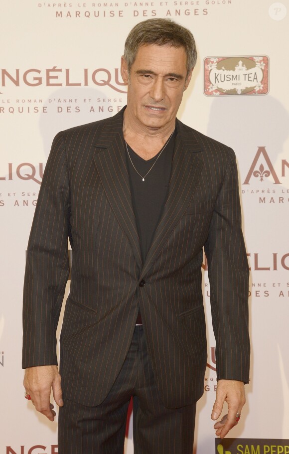 Gérard Lanvin lors de la première du film Angélique à Paris, le 16 décembre 2013.