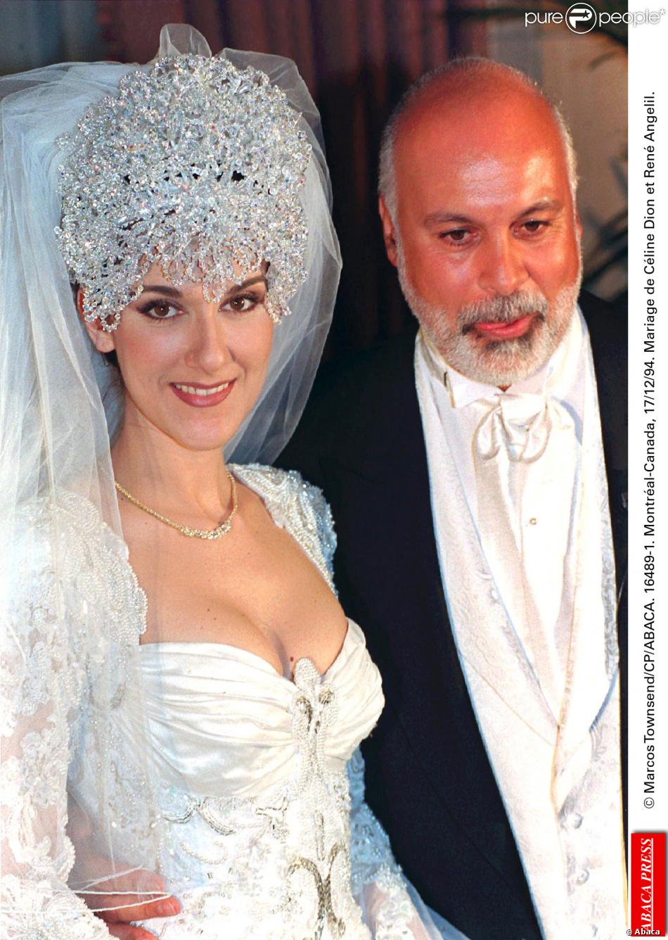 Céline Dion fête ses noces de cretonne avec René \u0027Ma