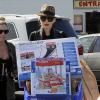Gwen Stefani, enceinte, a fait ses courses de Noël dans un magasin Toys'R'Us. Los Angeles, le 17 décembre 2013.