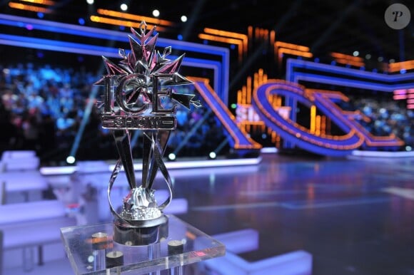 EXCLUSIF. Le trophée lors de la finale d'Ice Show, le 18 décembre 2013, sur M6.
