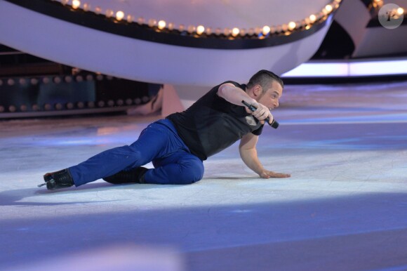 EXCLUSIF. Norbert Tarayre lors de la finale d'Ice Show, le 18 décembre 2013, sur M6.