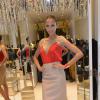 Noemie Lenoir, ambassadrice et egerie de la marque de pret a porter de luxe "Aloha" durant l'inauguration de la boutique a Paris. Le 19 decembre 2013 19/12/2013 - Paris
