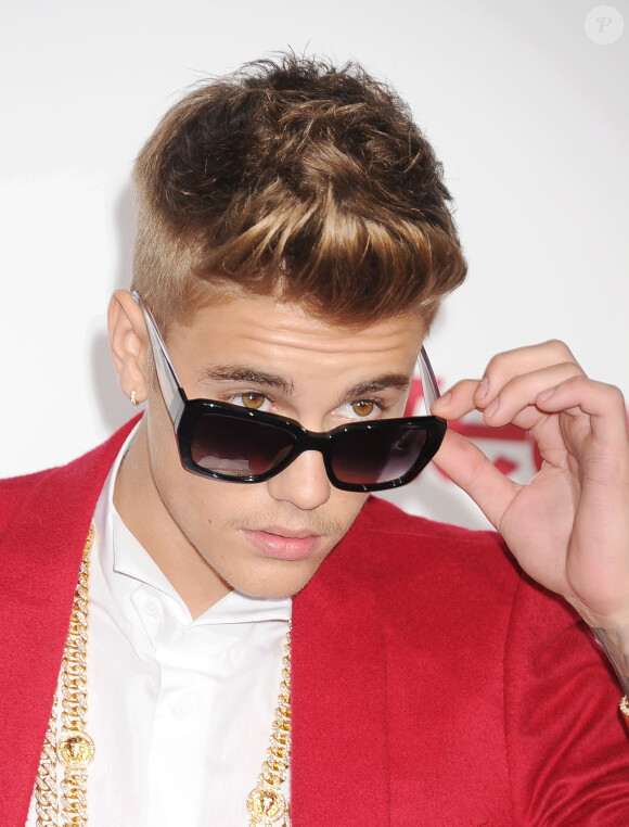 Justin Bieber lors de la première du film Justin Bieber's Believe à Los Angeles le 18 décembre 2013.