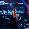Joyce Jonathan lors de la soirée Samedi soir on chante Piaf, diffusée sur TF1 le vendredi 17 janvier 2014