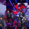 Exclusif - Florent Pagny et Pascal Obispo lors de l'enregistrement de l'émission Samedi soir on chante Piaf, diffusée le 17 janvier 2014 sur TF1 