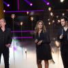 Exclusif - Garou, Chimène Badi et Yoann Fréget lors de l'enregistrement de l'émission Samedi soir on chante Piaf, diffusée le 17 janvier 2014 sur TF1 