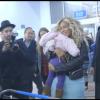 La popstar Beyoncé faisant ses courses chez Walmart pour la sortie de son album éponyme, le 20 décembre 2013.