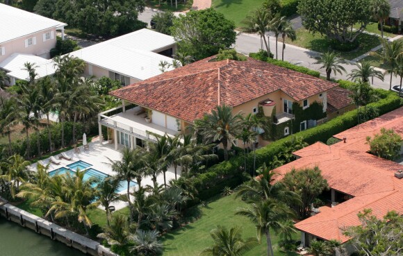 Ancienne demeure d'Enrique Iglesias à Miami, le 3 octobre 2013.