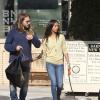 Zoe Saldana et son mari Marco Perego dans les rues de Beverly Hills, le 22 décembre 2013.