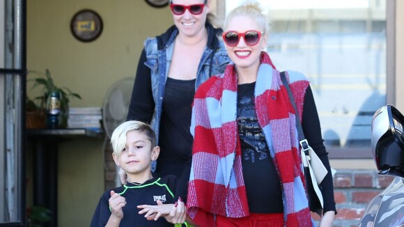 Gwen Stefani, enceinte : Détendue avant Noël avec ses deux garçons