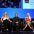  Mariah Carey et Nicki Minaj se détestent cordialement dans le jury d'American Idol, à Los Angeles le 9 janvier 2013.  