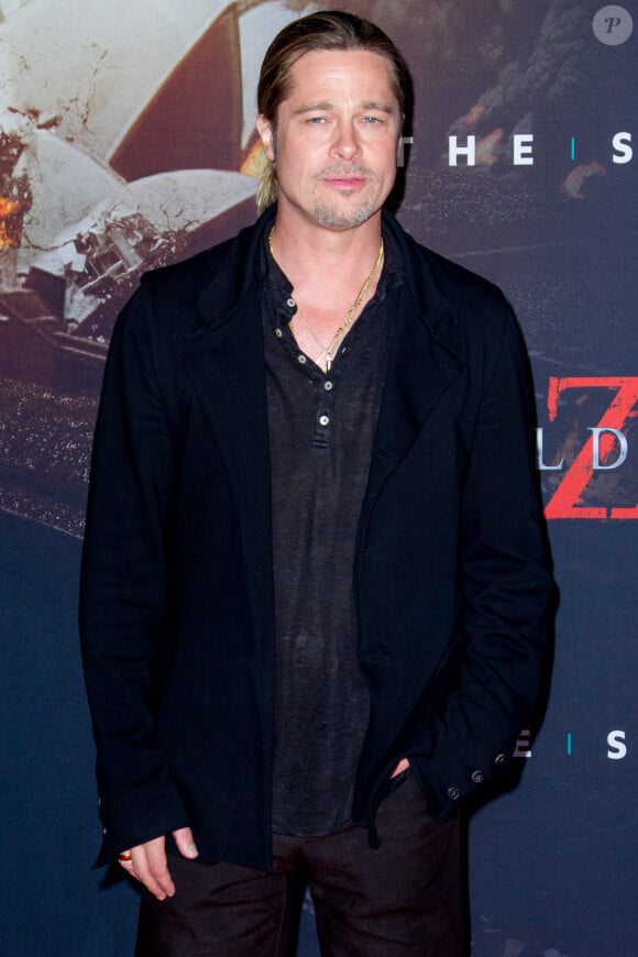 Brad Pitt à Sydney, le 9 juin 2013.