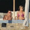 Jennifer Aniston et Justin theroux en vacances à Los Cabos au Mexique, le 28 décembre 2013.