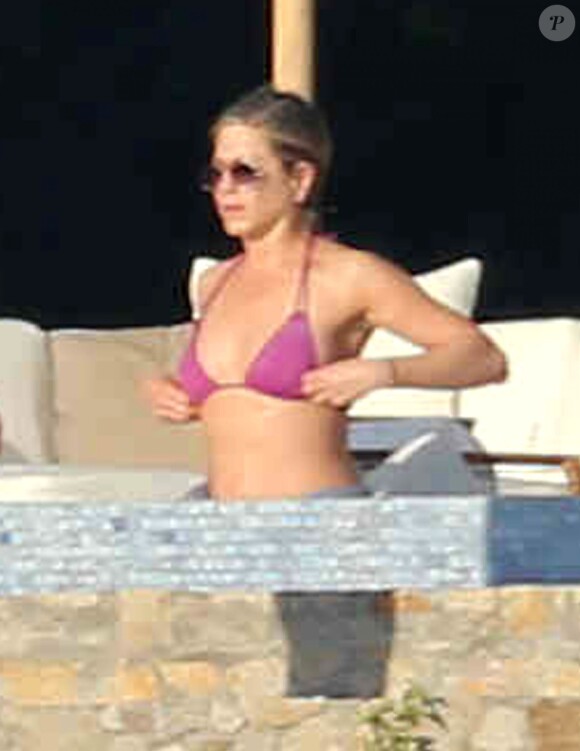 Jennifer Aniston à Los Cabos au Mexique, le 28 décembre 2013.