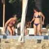 Jennifer Aniston et Courteney Cox en vacances à Los Cabos au Mexique, le 28 décembre 2013.